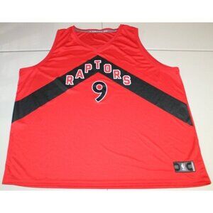 NBA Basketball Toronto Raptors  Serge Ibaka #9 Jersey Big 5XL Fanatics Red